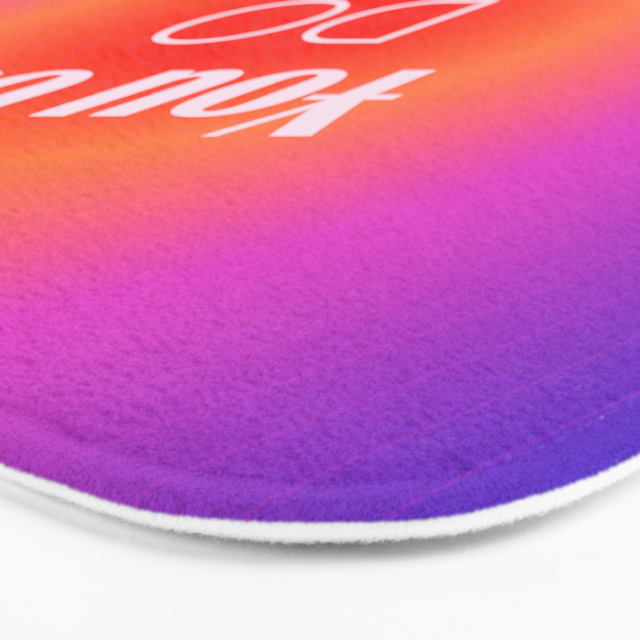 You Can Do This - Gradient Inspirational Quotes Bath Mat Gallery Image 3