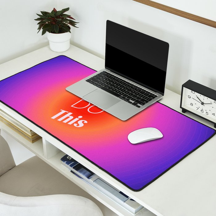 You Can Do This - Gradient Inspirational Quotes Desk Mat Gallery Image 2