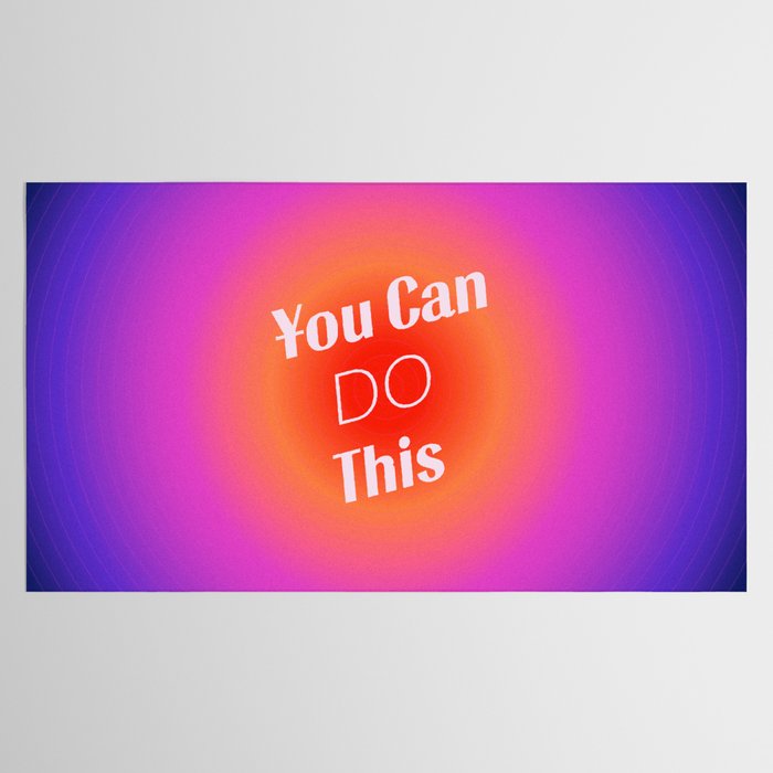 You Can Do This - Gradient Inspirational Quotes Tablecloth Gallery Image 2