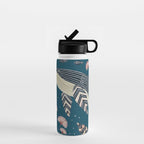 Whale in Bloom Water Bottle Gallery Image 1