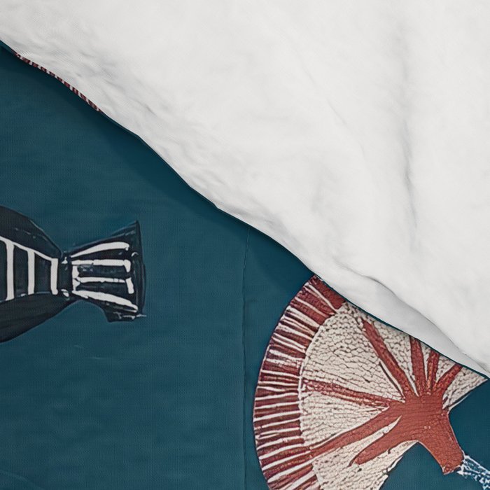 Whale in Bloom Comforter Gallery Image 4