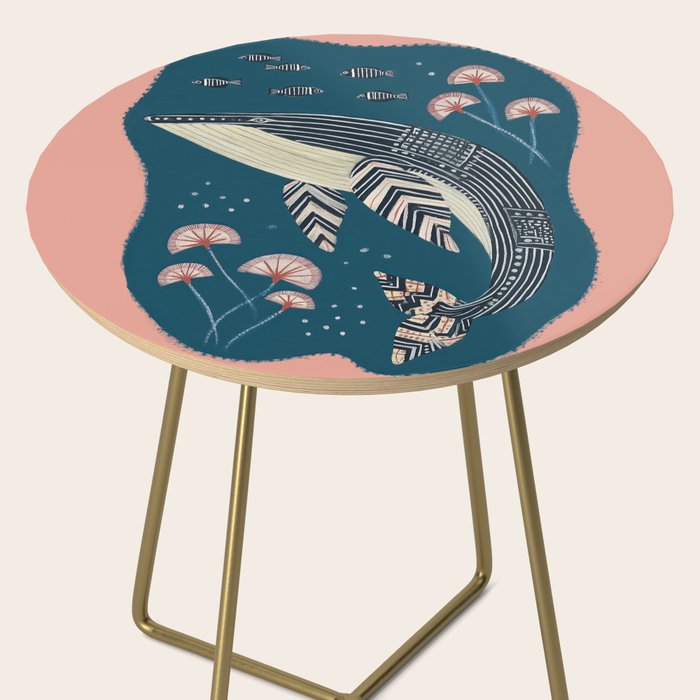 Whale in Bloom Side Table Gallery Image 2