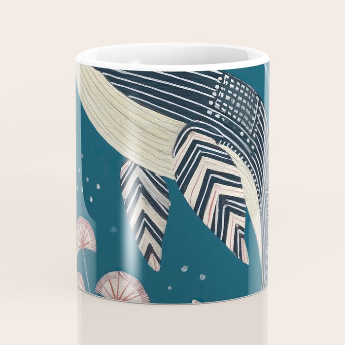 Whale in Bloom Coffee Mug Gallery Image 4
