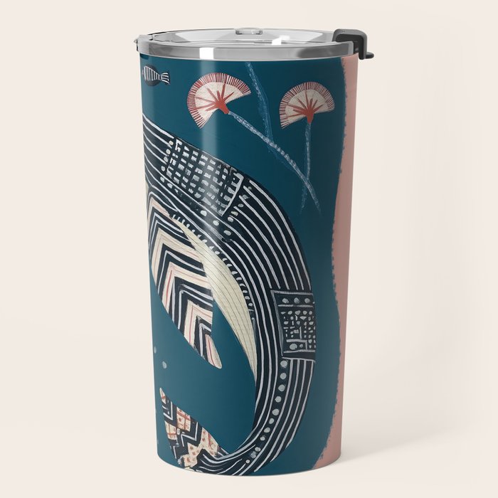 Whale in Bloom Travel Mug Gallery Image 2