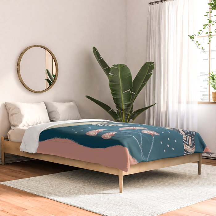 Whale in Bloom Comforter Gallery Image 2