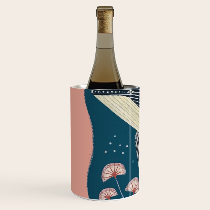 Whale in Bloom Wine Chiller Gallery Image 2