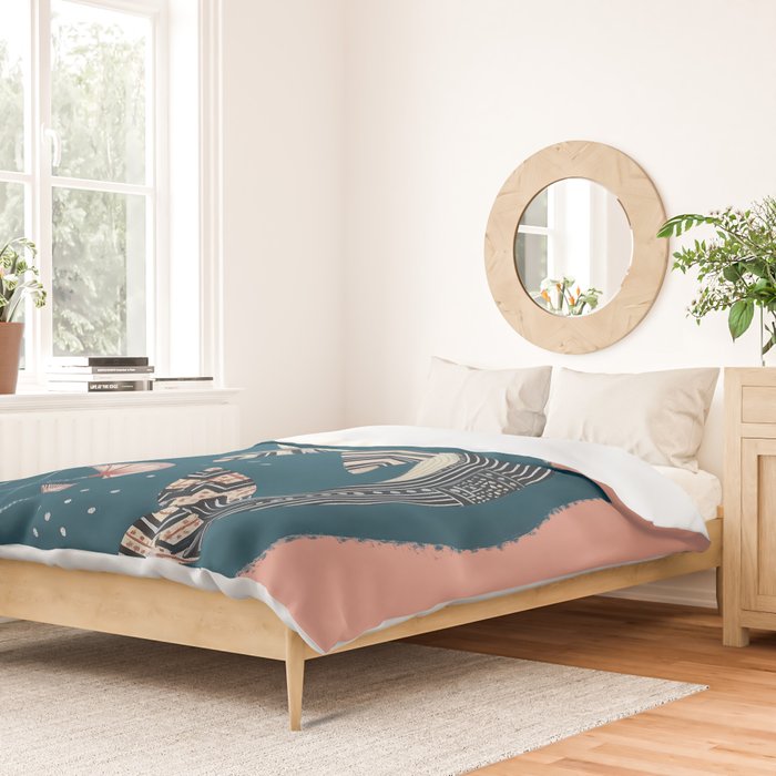 Whale in Bloom Duvet Cover Gallery Image 2