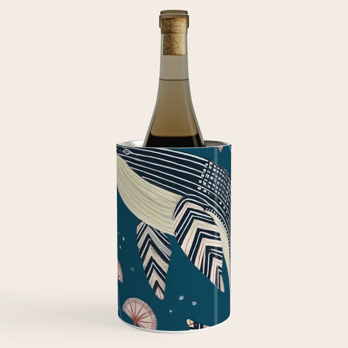 Whale in Bloom Wine Chiller Gallery Image 1