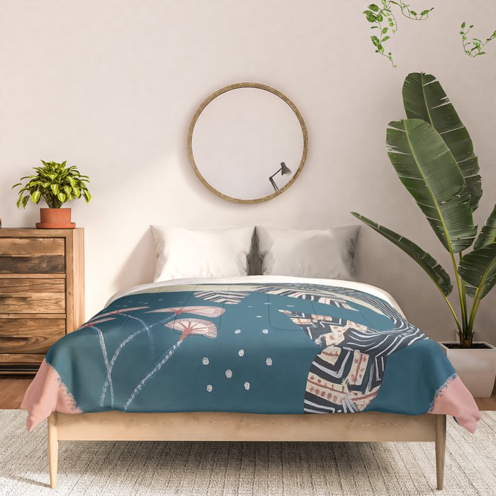 Whale in Bloom Comforter Gallery Image 3