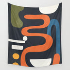 Abstract Colorful Setting 1 Wall Tapestry Gallery Image 4