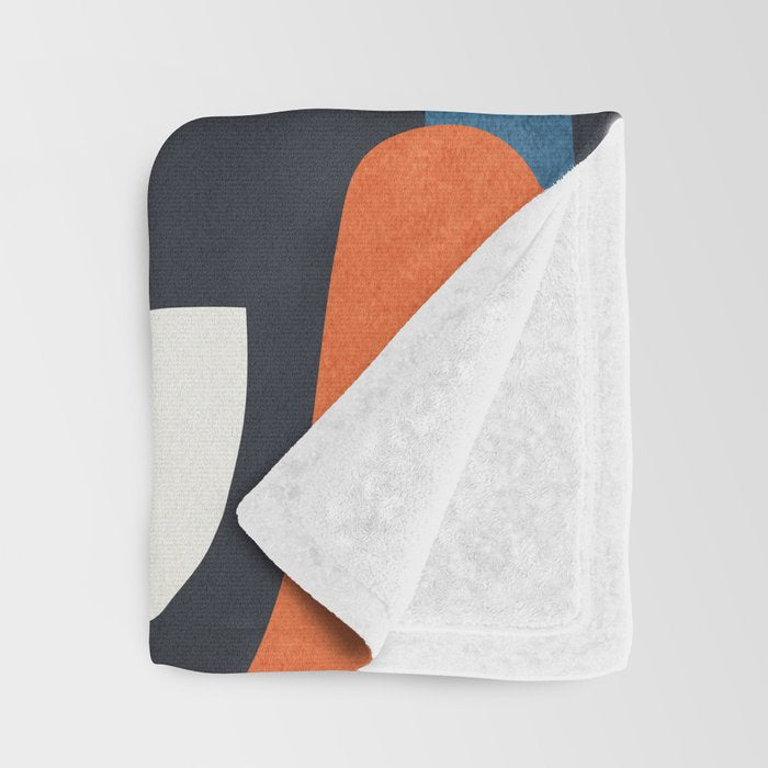 Abstract Colorful Setting 1 Throw Blanket Gallery Image 3