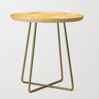 Saffron Yellow Poppies Side Table Gallery Image 1