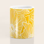 Saffron Yellow Poppies Coffee Mug Gallery Image 4