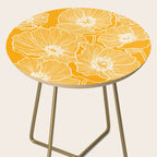 Saffron Yellow Poppies Side Table Gallery Image 2