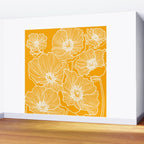 Saffron Yellow Poppies Wall Mural Gallery Image 2