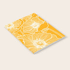 Saffron Yellow Poppies Notebook Gallery Image 2