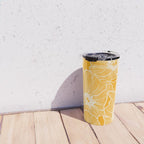 Saffron Yellow Poppies Travel Mug Gallery Image 4
