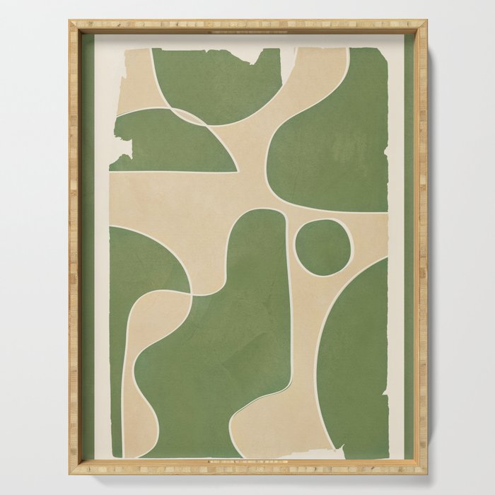 Abstract Forms 02 Serving Tray Gallery Image 1