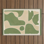 Abstract Forms 02 Outdoor Rug Gallery Image 1