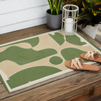 Abstract Forms 02 Outdoor Rug Gallery Image 2