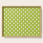 Vintage Stars XVIII Chartreuse Green Serving Tray Gallery Image 1