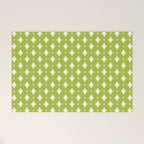 Vintage Stars XVIII Chartreuse Green Welcome Mat Gallery Image 1
