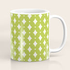Vintage Stars XVIII Chartreuse Green Coffee Mug Gallery Image 1