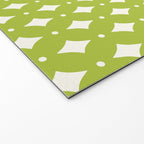 Vintage Stars XVIII Chartreuse Green Welcome Mat Gallery Image 2