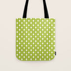 Vintage Stars XVIII Chartreuse Green Tote Bag Gallery Image 1