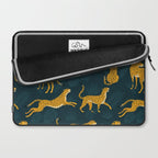 Leopard pattern Black Laptop Sleeve Gallery Image 2