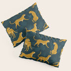 Leopard pattern Black Pillow Sham Gallery Image 3
