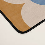 Retro Blossom - tangerine blue Desk Mat Gallery Image 4