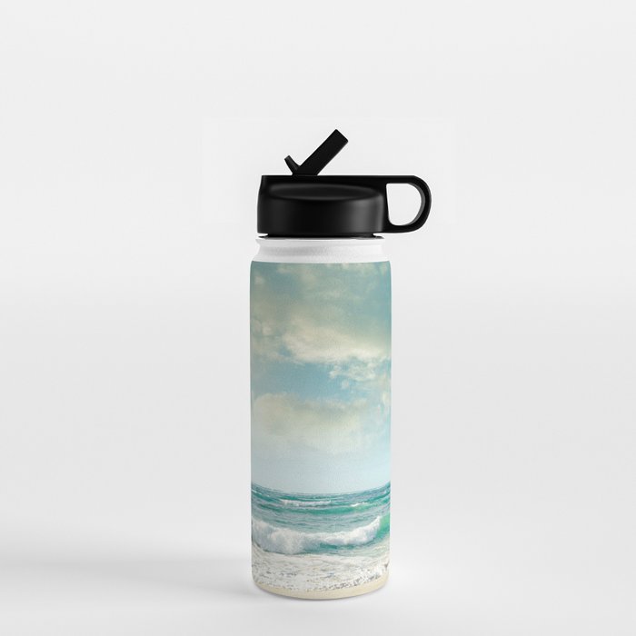 beach love tropical island paradise Water Bottle Gallery Image 1