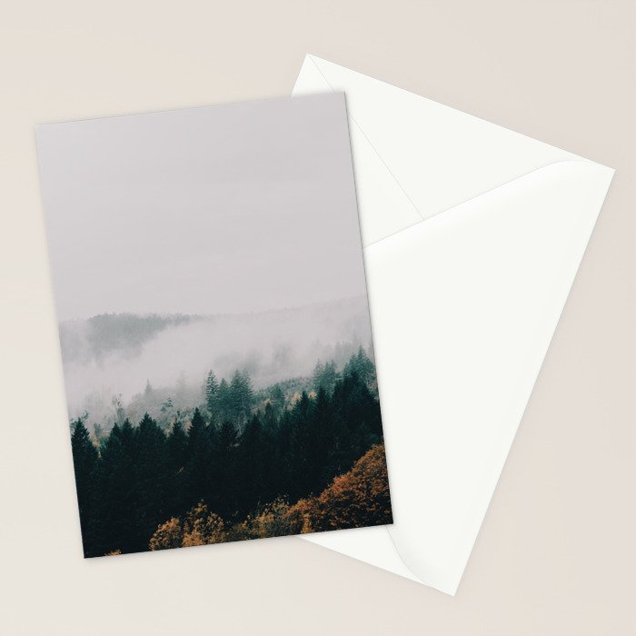 Forest Fog Stationery Card Gallery Image 2