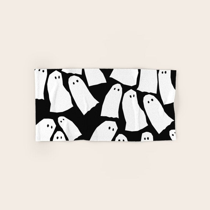 Halloween Ghosts Bath Towel Gallery Image 1