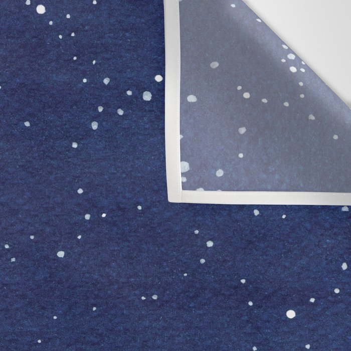 blue ocean waves, sailboat ocean stars Wall Tapestry Gallery Image 3