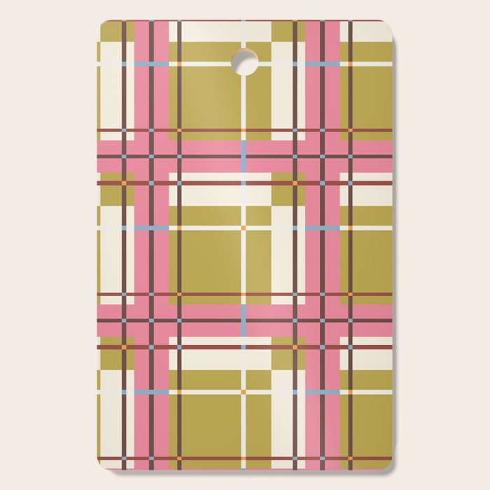 Bold Checked Design Cutting Board Gallery Image 1