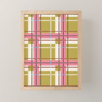 Bold Checked Design Mini Art Print Gallery Image 1
