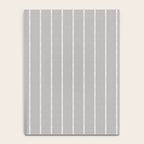Modern Boho Serenity Stripes Soft Grey  Notebook Gallery Image 4