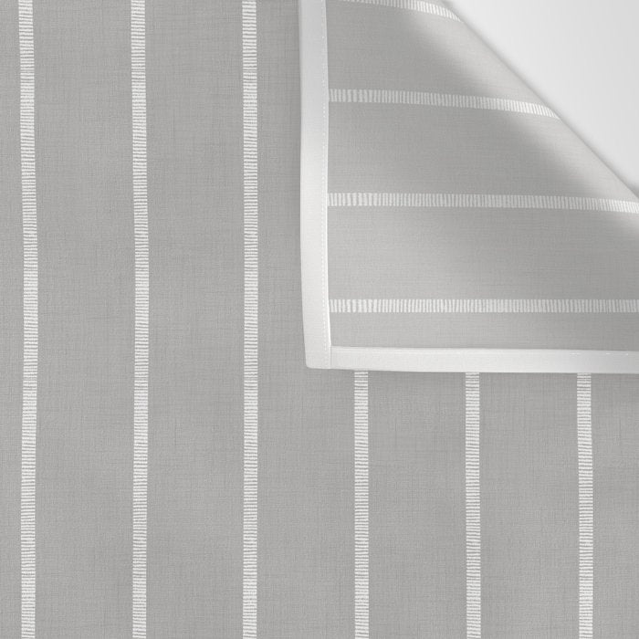 Modern Boho Serenity Stripes Soft Grey  Wall Tapestry Gallery Image 3