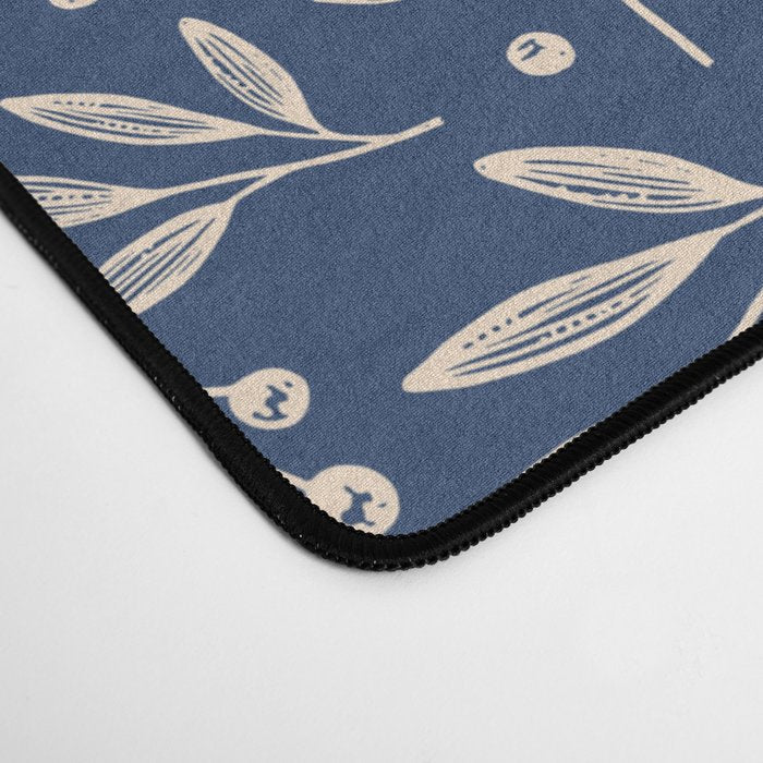 Botanic Pattern - Navy Desk Mat Gallery Image 4