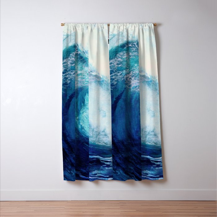 Waves II Window Curtain Gallery Image 3