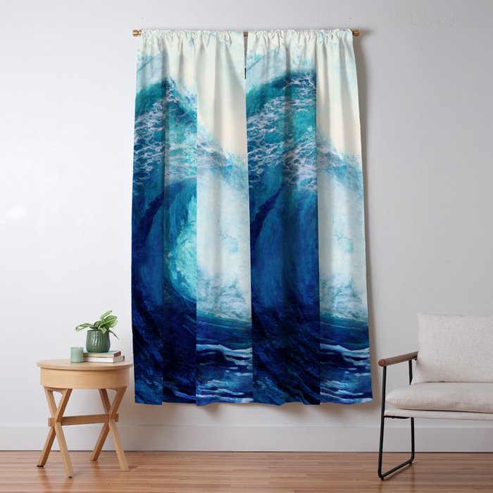 Waves II Window Curtain Gallery Image 1