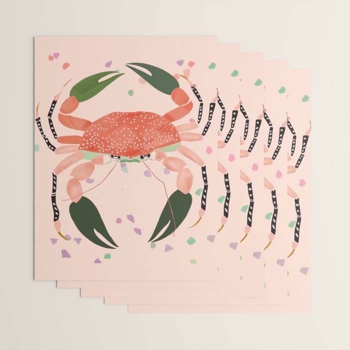 Crab Fiesta Wrapping Paper Gallery Image 3