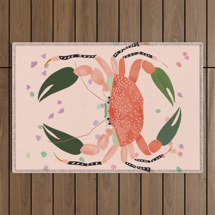 Crab Fiesta Outdoor Rug Gallery Image 1