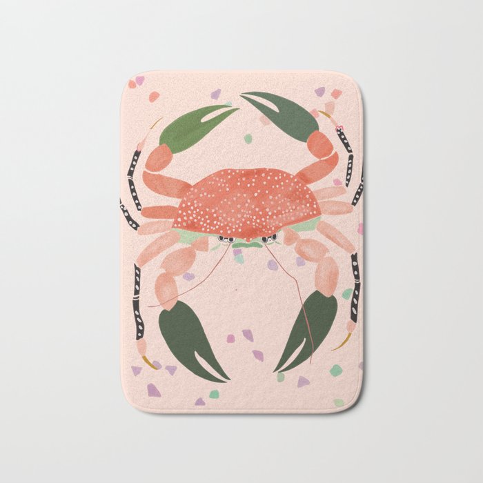 Crab Fiesta Bath Mat Gallery Image 1
