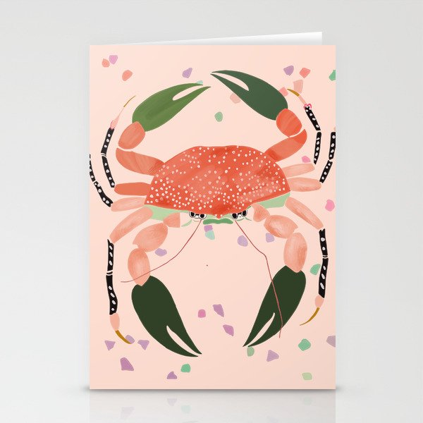 Crab Fiesta Stationery Card Gallery Image 2