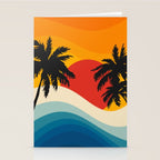 Abstract landscape art #5 Stationery Card Gallery Image 2
