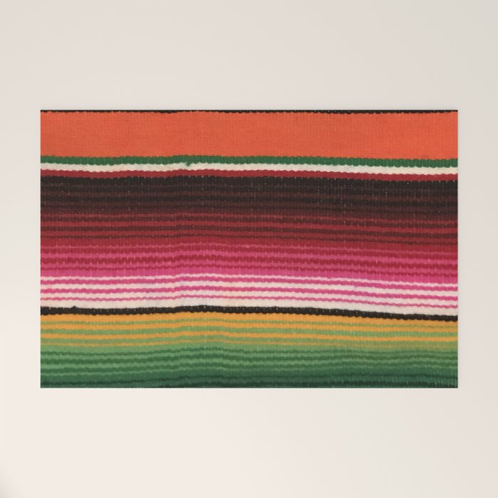 BEAUTIFUL MEXICAN SERAPE Welcome Mat Gallery Image 1
