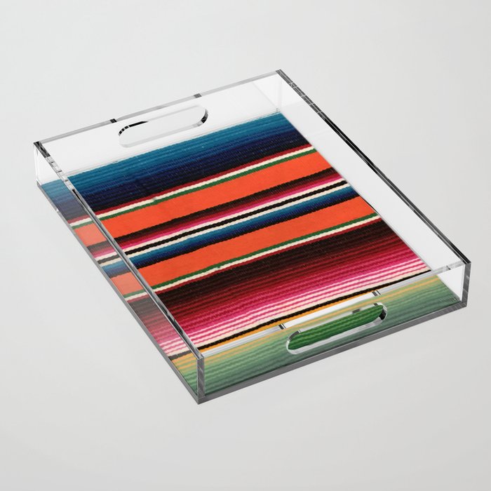 BEAUTIFUL MEXICAN SERAPE Acrylic Tray Gallery Image 1